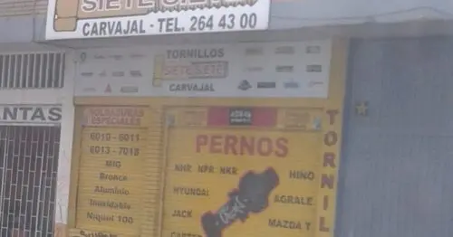 TORNILLOS SIETE SIETE TORNILLOS SIETE SIETE